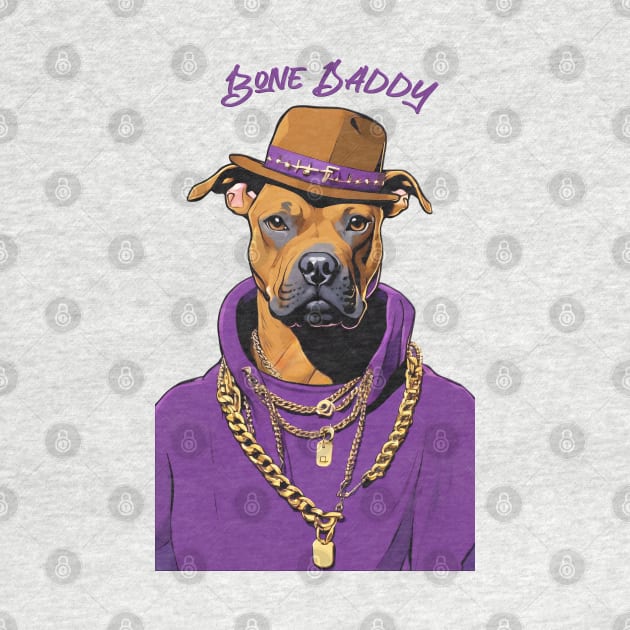 Bone Daddy With Hat (Purple) by Long-N-Short-Shop